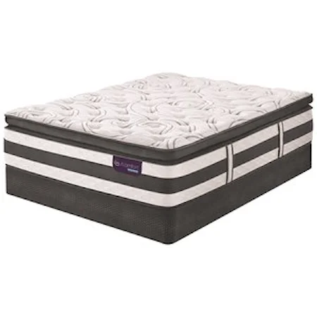 Queen Pillow Top Hybrid Quilted Mattress and Motion Essentials III Adjustable Base